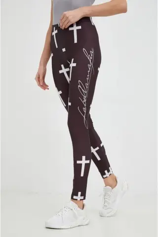 Cross Black Leggings