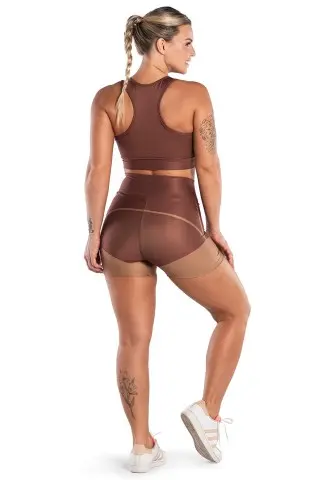 Brown Bicolor Shorts Brown Bicolor Shorts