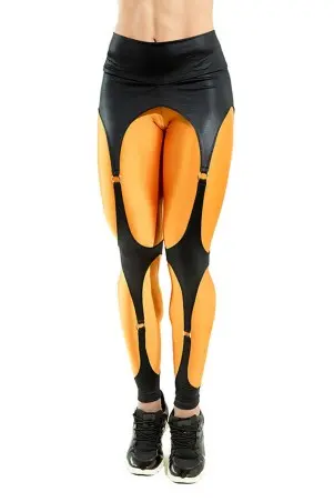 Dynamite Leggings Suspenders Copper