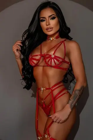 Conjunto Katrina Vermelho Conjunto Katrina Vermelho