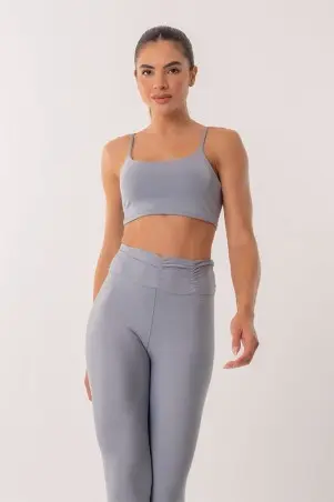 Adjustable Gray Strap Top