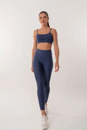 Adjustable Navy Blue Strap Top