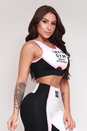 Top Dust Branco e Preto