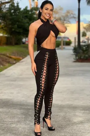 Conjunto Fashion Black Lace Power