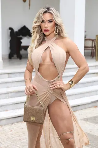 Vestido Donini Nude Classy