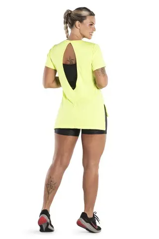Blusa Costas Abertas Verde Lima Blusa Costas Abertas Verde Lima