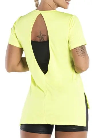 Blusa Costas Abertas Verde Lima Blusa Costas Abertas Verde Lima