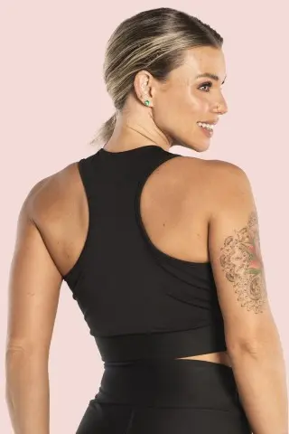 Basic Black Swim Top Basic Black Swim Top