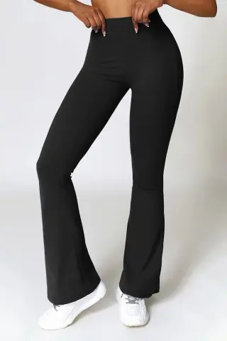 Black Push Up V Flare Leggings w/u Black Push Up V Flare Leggings w/u