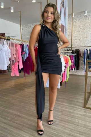 Vestido Luma Preto