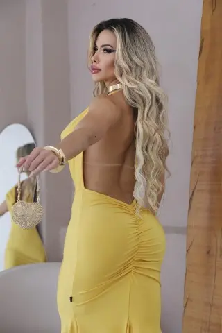 Long Yellow Dress