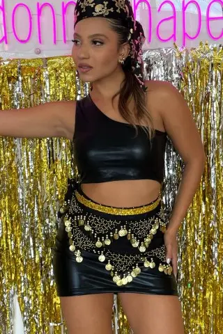 Black Off Shoulder Top