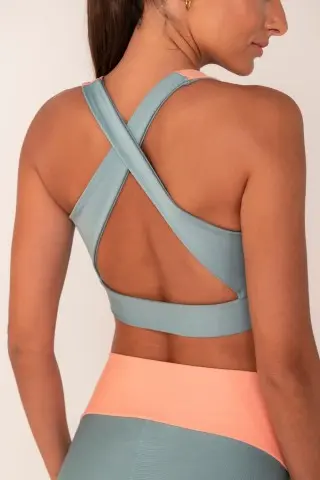 Duo Color Top - Wrap Around