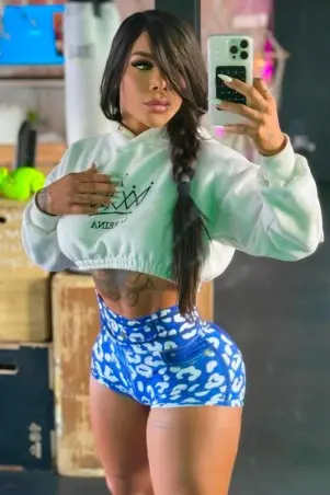 Shorts Fake Jeans Urban Animal Blue C/E