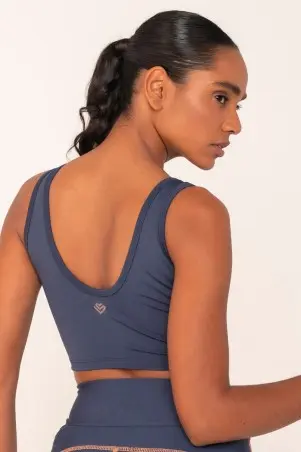 Navy Blue Beach Tennis Top