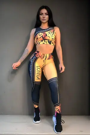 Top Animal Print Donna Shape