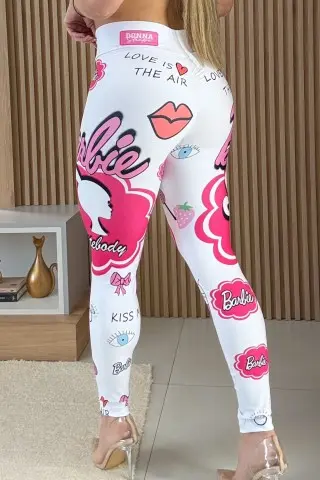 Legging Doll Squad Donna Shape Branca C/E