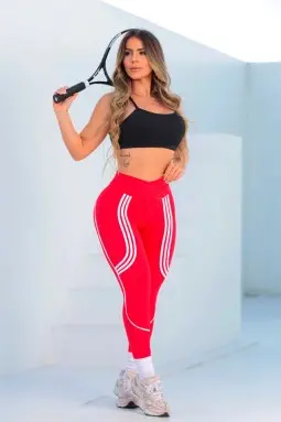 Red Speed Shape Legging W/U Red Speed Shape Legging W/U