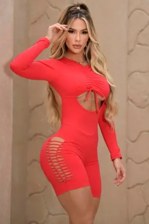 Storm Bodysuit Red w/u