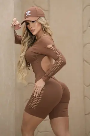 Storm Body Brown Romper C/E