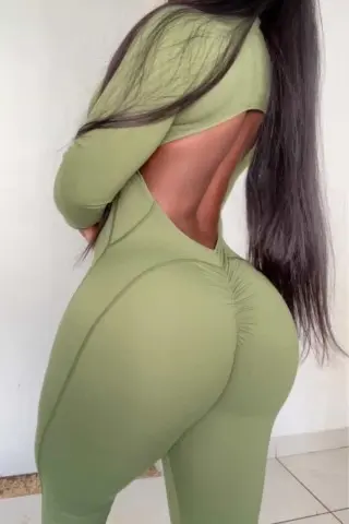 Macacão BodyWave Manga Longa Macacão BodyWave Manga Longa