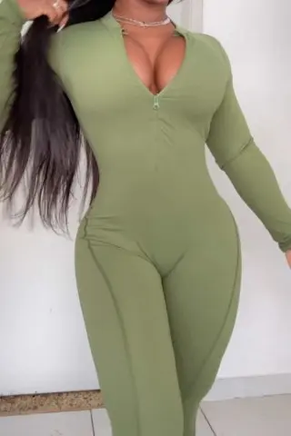 Macacão BodyWave Manga Longa Macacão BodyWave Manga Longa