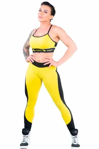 Legging Apple Booty Amarelo S/E Legging Apple Booty Amarelo S/E