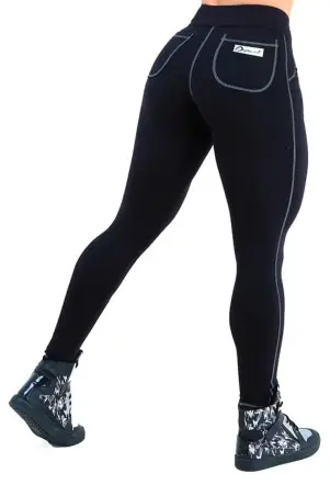 Black Dynamite Round Pocket Leggings S/E