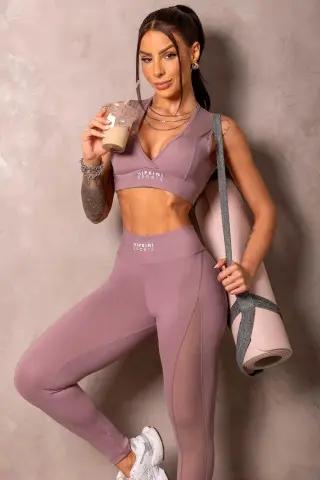 Top Sunrise Old Rose Com Tule Top Sunrise Old Rose Com Tule