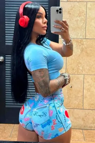 Shorts Fake Jeans Kiss Donna Shape C/E