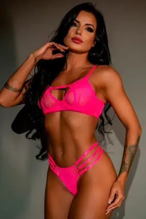 Beatriz Neon Pink Set