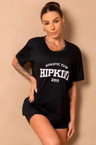 Fitness Breezy Black T-Shirt