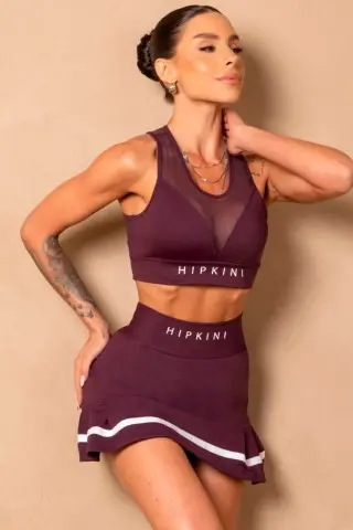 Shorts Saia Breezy Roxa Plissada Shorts Saia Breezy Roxa Plissada