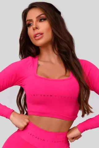Pink Cropped Top Pink Cropped Top