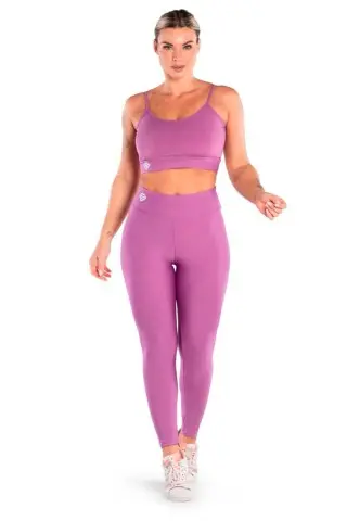 Basic Lilac Butt Lifting Fitness Leggings