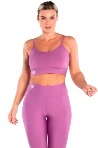 Basic Lilac Butt Lifting Fitness Leggings