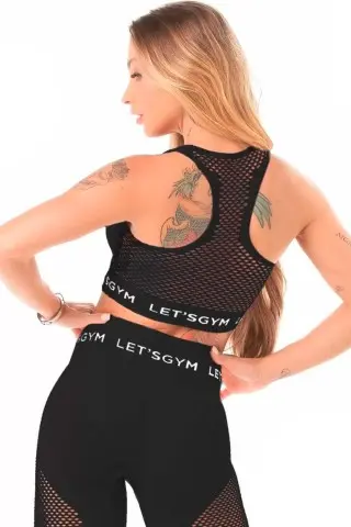 Black Seamless Stylish Top Black Seamless Stylish Top