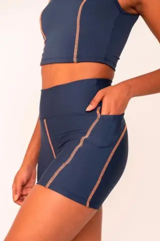 Navy Blue Beach Tennis Shorts N/U