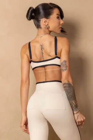 Top Time For Me Creme Emborrachado Top Time For Me Creme Emborrachado