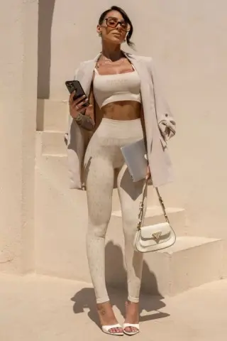 Legging Time For Me Seamless Bege S/E