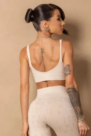 Top Time For Me Seamless Bege