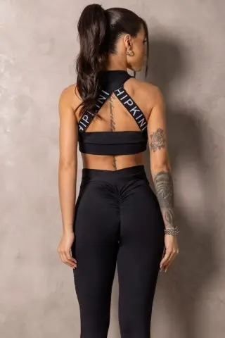 Legging Sunrise Preta Com Empina C/E Legging Sunrise Preta Com Empina C/E