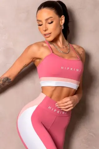 Pink Smash Top with Thin Straps