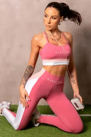 Pink Smash Top with Thin Straps