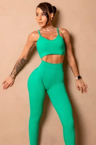 Legging Seamless Enjoy The Moment Verde S/E Legging Seamless Enjoy The Moment Verde S/E