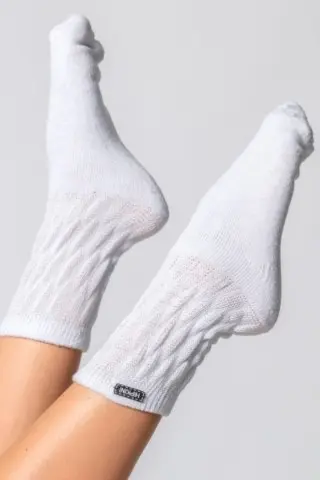 White Join The Club Socks