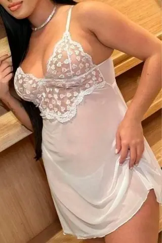 Camisola Tule Bordado