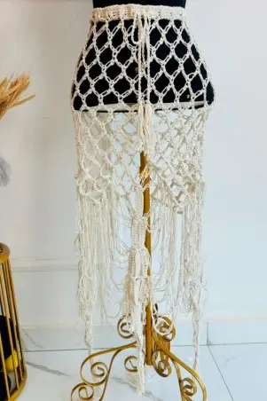 Saia Crochê Handmade