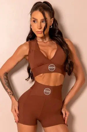 Style Yourself Caramel Coffee Shorts S/E