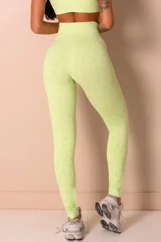 Seamless Style Yourself Green Logomania Legging S/E Seamless Style Yourself Green Logomania Legging S/E
